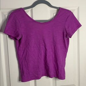 Purple Shirt with Tie